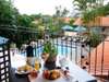 Auberge Hollandaise Guest House - breakfast on patio